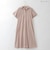 オープンカラーストライプワンピース  [61716370]natural mist