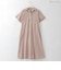 オープンカラーストライプワンピース  [61716370]natural mist