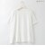 カットワークレースドッキングTシャツ  [22011546]natural mist