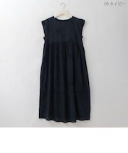 サークル刺繍デザインワンピース  [61716375]natural mist