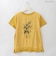 フラワーブーケプリント刺繍デザインTシャツ  [22011544]natural mist