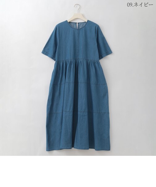 コットンティアードワンピース  [41416404]natural mist