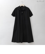 リブジョイントオープンカラーワンピース  [61716372]natural mist