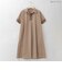 リブジョイントオープンカラーワンピース  [61716372]natural mist