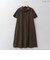 リブジョイントオープンカラーワンピース  [61716372]natural mist