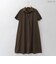 リブジョイントオープンカラーワンピース  [61716372]natural mist
