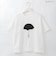 アンブレラモチーフデザインTシャツ  [22011541]natural mist
