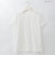 エンブロイダリーコットンシアーTシャツ  [22011545]natural mist