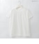 エンブロイダリーコットンシアーTシャツ  [22011545]natural mist