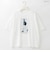 スパンコールガールプリントTシャツ  [30111579]natural mist