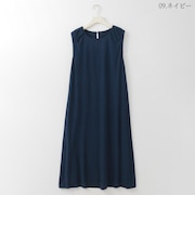 タックショルダースリーブレスワンピース  [22716437]natural mist