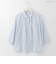 シアーストライプポケットシャツ  [61713852]natural mist