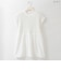 シャーリングゴムフレアチュニックブラウス  [30113689]natural mist