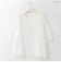 スカラップヘムコットンレースブラウス  [30113701]natural mist