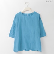 スカラップヘムコットンレースブラウス  [30113701]natural mist