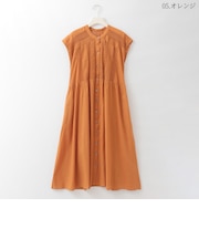 コットンレースピンタックデザインワンピース  [61716378]natural mist