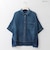【洗える】デニムシアーオーバーシルエットブラウス  [71213792]natural mist