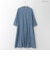【洗える】バックティアードデニムデザインワンピース  [71216413]natural mist