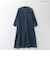 【洗える】バックティアードデニムデザインワンピース  [71216413]natural mist