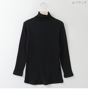 【日本製】ハイネックストレッチプルオーバー  [70211671]natural mist