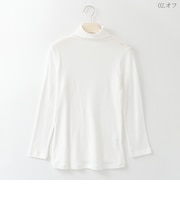 【日本製】ハイネックストレッチプルオーバー  [70211671]natural mist