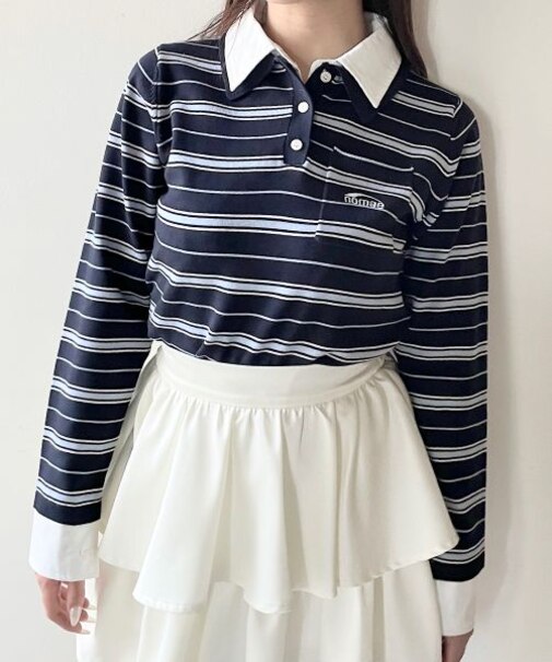 ダブルカラーポロニット