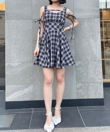 アームリボン2wayミニワンピース