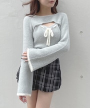 レイヤード風ニット