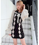 アーガイルニットワンピース×ボレロセット