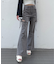 サイドリボンデニムパンツ