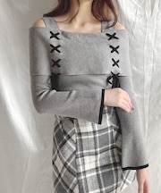 レーシングオフショルニット