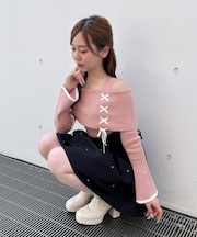 レーシングオフショルニット