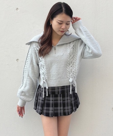 モールレーシングニット