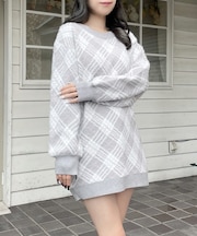 ２wayチュニックニット