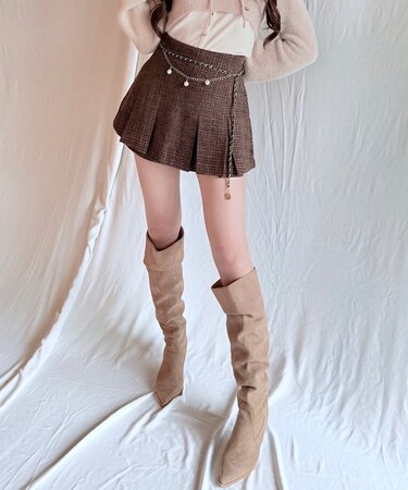 チェーンベルトレイヤードスカパン