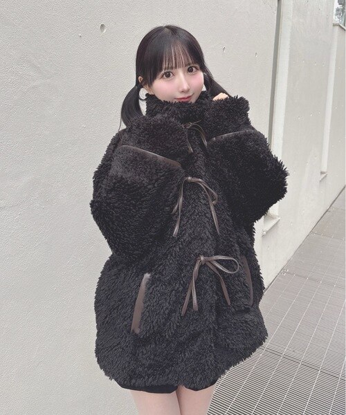 リボンボアジャケット｜ワンウェイの通販｜&mall（アンドモール）三井