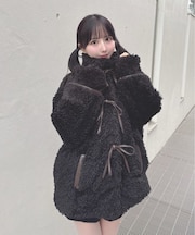 リボンボアジャケット