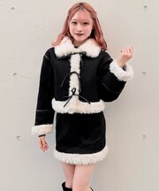 リボンムートンジャケットセット