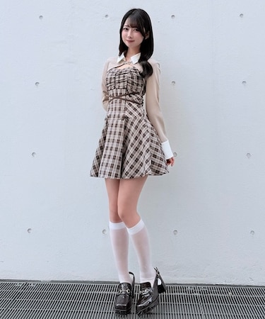 ショートブラウスレイヤードワンピース