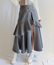 ビットラッフルスリットスカート