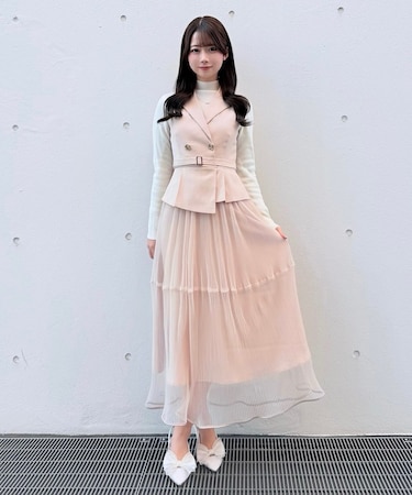 テーラードジレドッキングワンピース