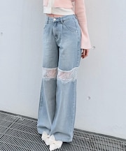 レーススイッチングデニム