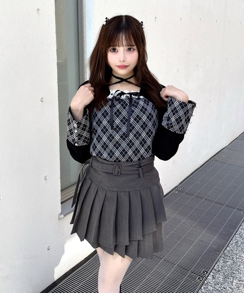 ファー付きボレロ風トップス｜ワンウェイの通販｜&mall（アンドモール