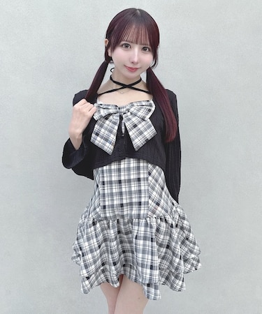 リボンアンサンブルワンピース