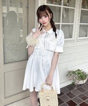 レイヤードフロントジップOP