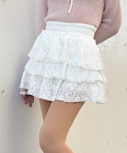 レースティアードスカート