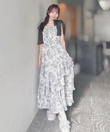 ティアードキャミワンピース