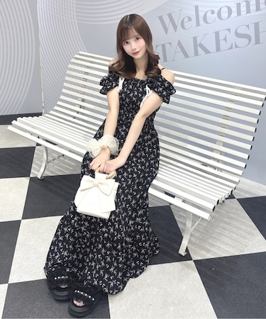 ２wayロングキャミワンピース