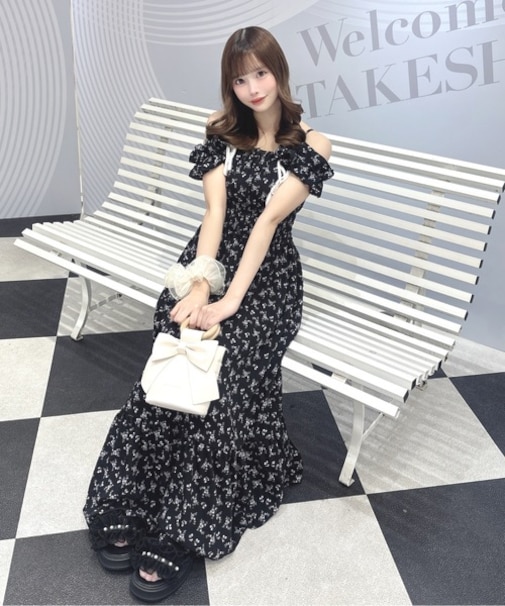 ２wayロングキャミワンピース