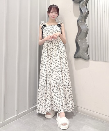 ２wayロングキャミワンピース